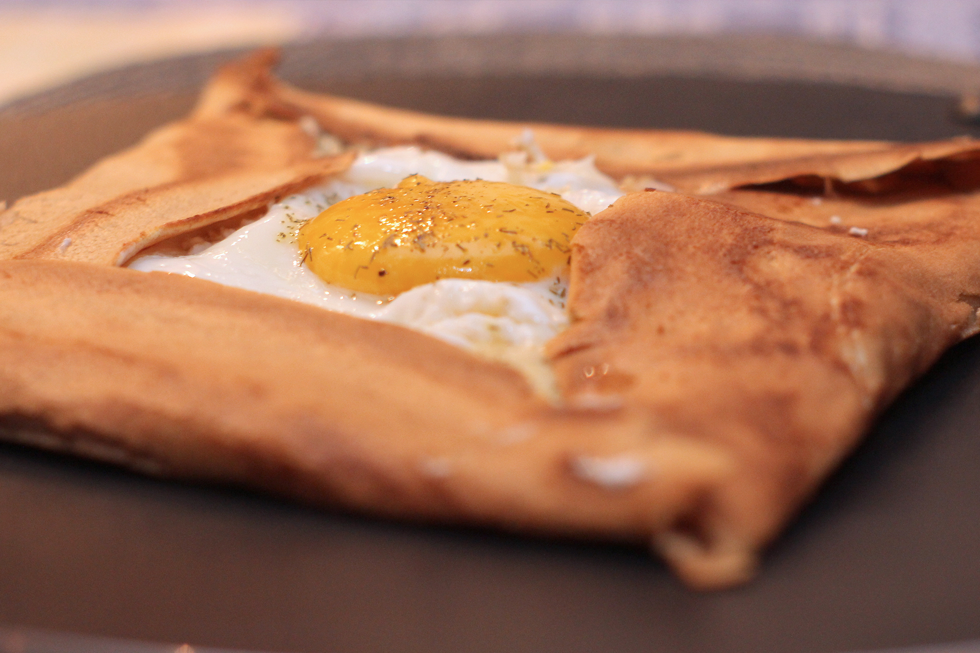 Crêpe Bretonne au saumon fumé